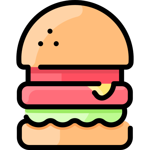 burgery Vitaliy Gorbachev Lineal Color ikona