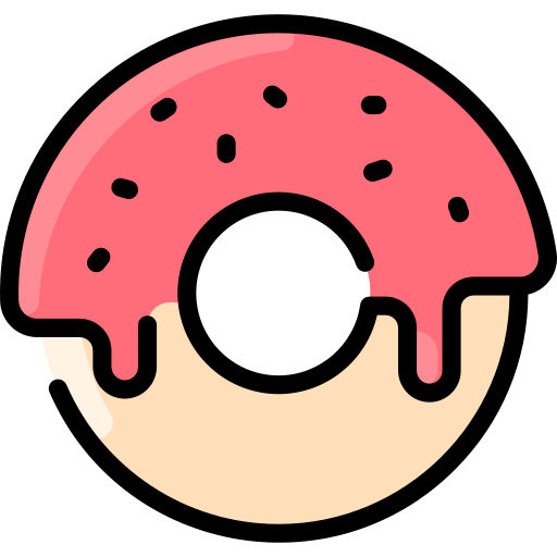 Donut Vitaliy Gorbachev Lineal Color icon