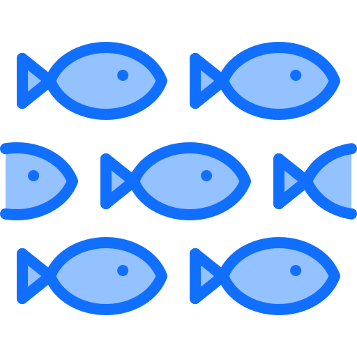 Fish Coloring Blue icon