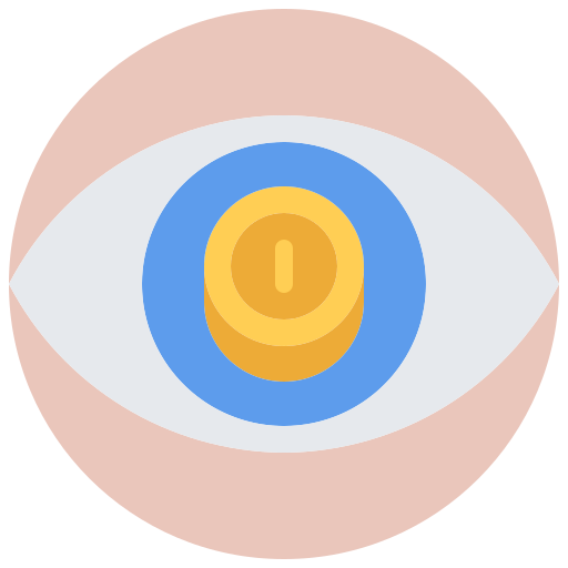 auge Coloring Flat icon