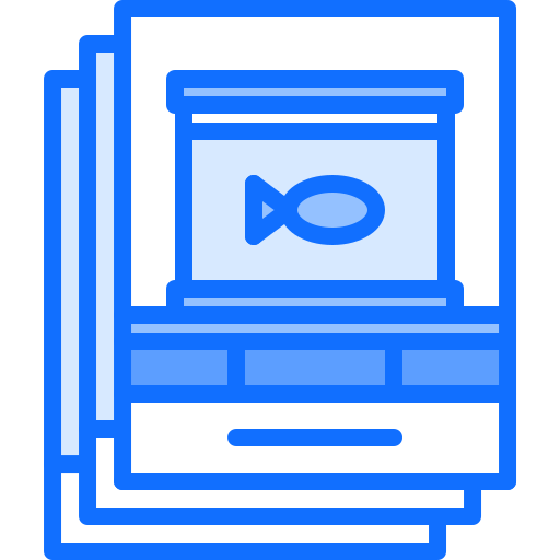 acuario Coloring Blue icono