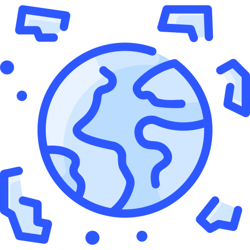 basura espacial Vitaliy Gorbachev Blue icono