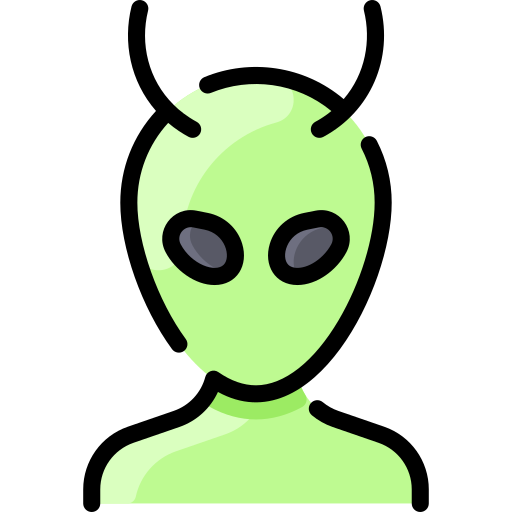 extraterrestre Vitaliy Gorbachev Lineal Color icono