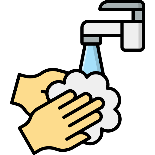 lavati le mani Generic Outline Color icona
