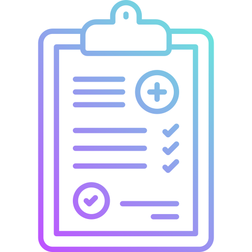 referto medico Generic Gradient icona