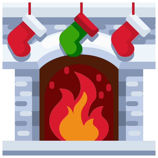 Fireplace Justicon Flat icon