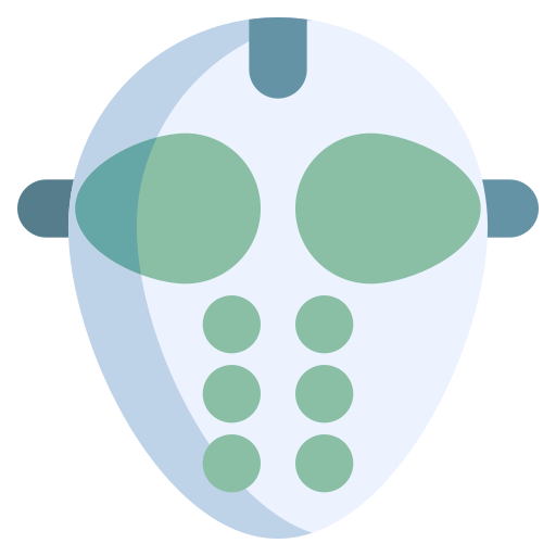 maska hokejowa Generic Flat ikona
