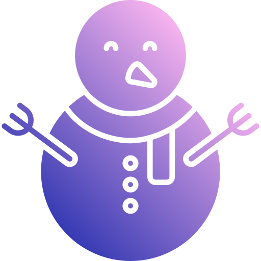 Snowman Generic Flat Gradient icon