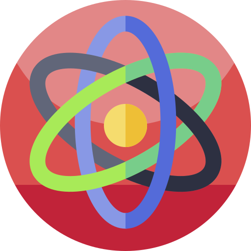 atoom Geometric Flat Circular Flat icoon