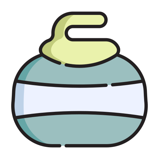 Curling Generic Outline Color icon