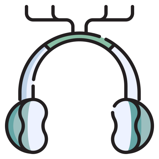 protetores de ouvido Generic Outline Color Ícone