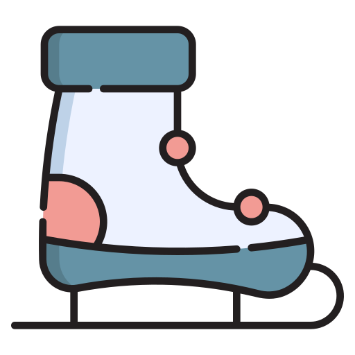 Ice skate Generic Outline Color icon