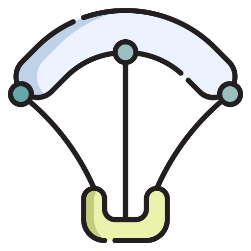 kiteboard Generic Outline Color icon