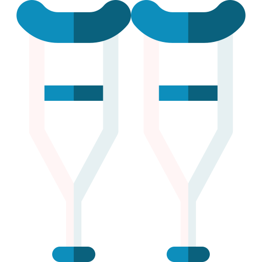 Crutch Basic Rounded Flat icon