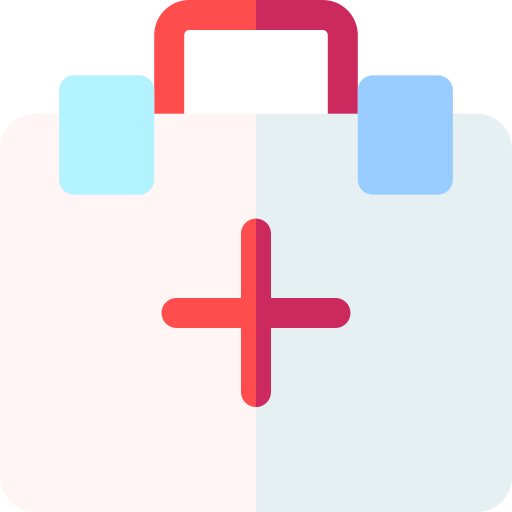 First aid kit Basic Rounded Flat icon