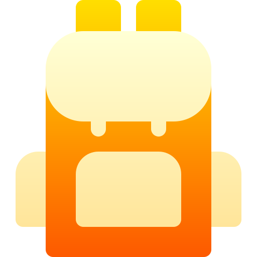 バックパック Basic Gradient Gradient icon
