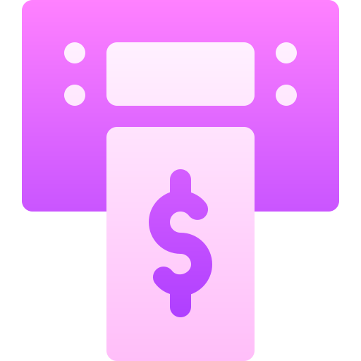 bankomat Basic Gradient Gradient ikona