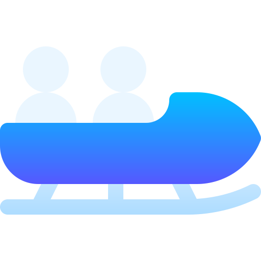 Bobsleigh Basic Gradient Gradient icon