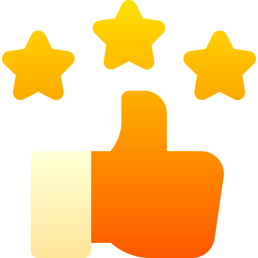 Star rating Basic Gradient Gradient icon