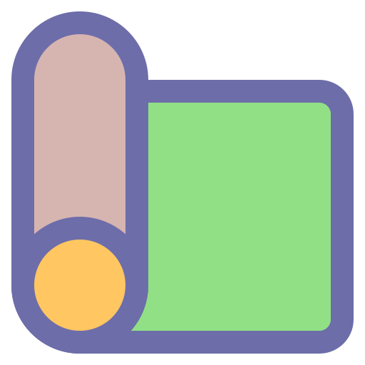 ヨガマット Generic Outline Color icon
