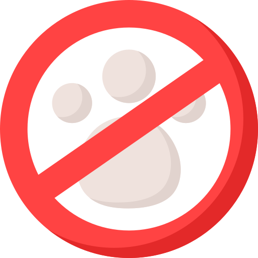No pets Special Flat icon