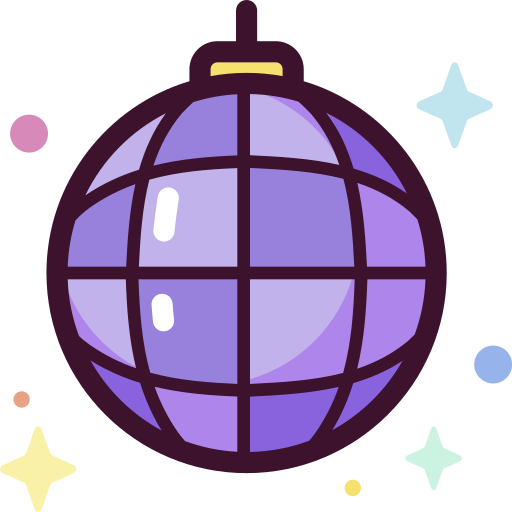 palla da discoteca Special Candy Lineal color icona