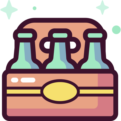 botella de cerveza Special Candy Lineal color icono
