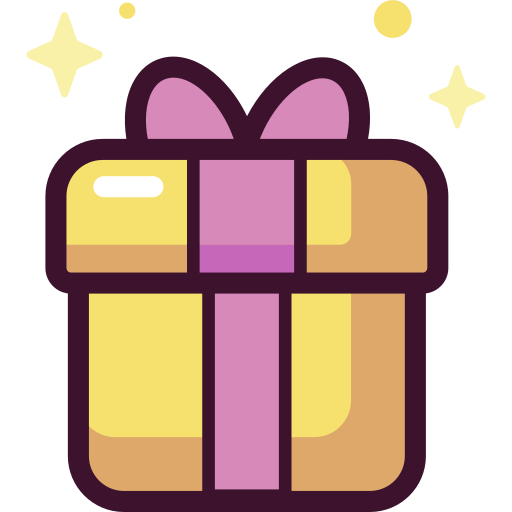 Gift box Special Candy Lineal color icon