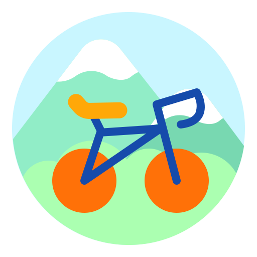 Mountain bike Generic Flat icon