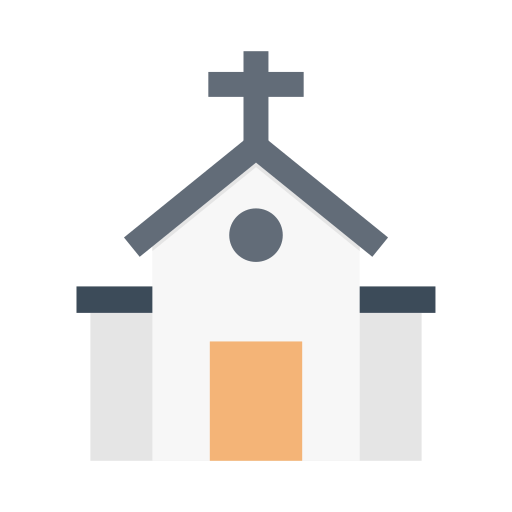 カトリック Vector Stall Flat icon