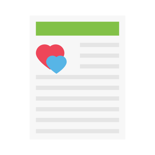 Love letter Vector Stall Flat icon
