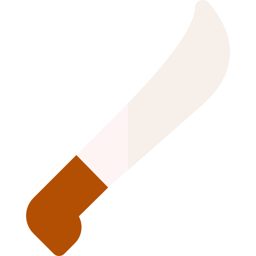 machete Basic Rounded Flat icon