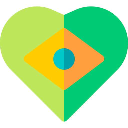 Brazil Basic Rounded Flat icon