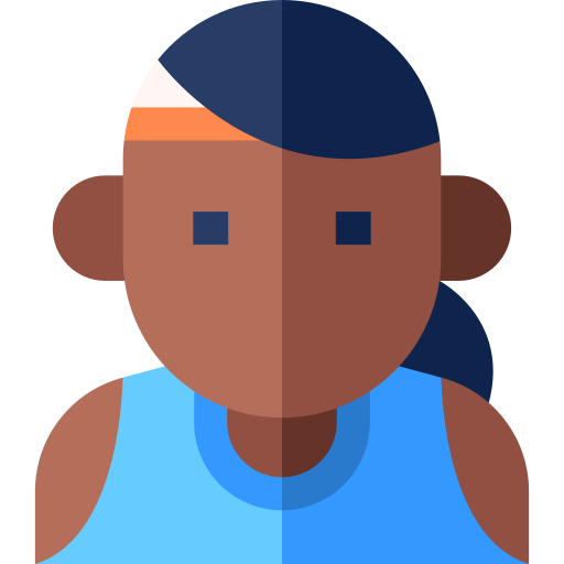 basketball-spieler Basic Straight Flat icon