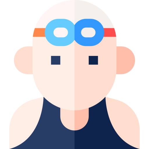 Swimmer Basic Straight Flat icon