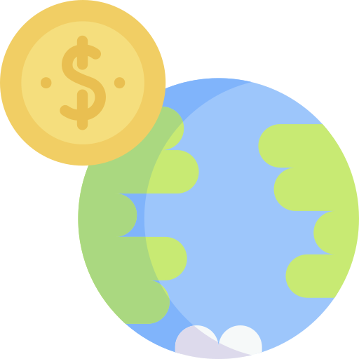 World Financial Special Flat icon