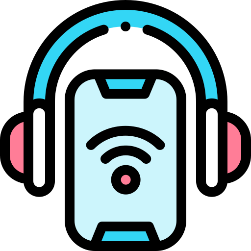 Podcast Detailed Rounded Lineal color icon