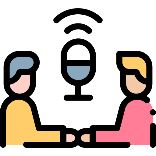 comunicación Detailed Rounded Lineal color icono