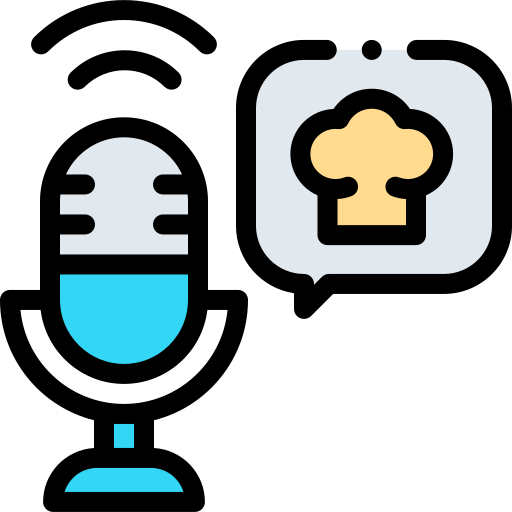 cocinando Detailed Rounded Lineal color icono