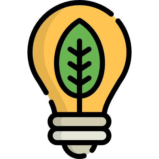 Eco bulb Special Lineal color icon