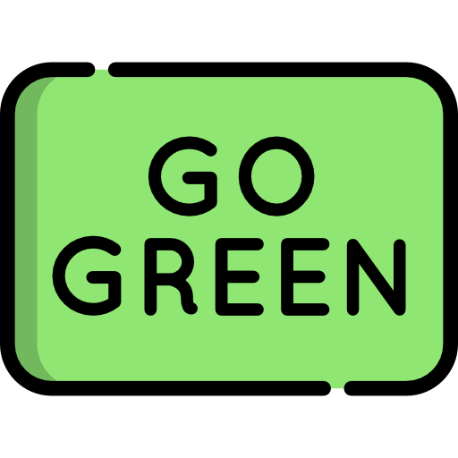 Go green Special Lineal color icon