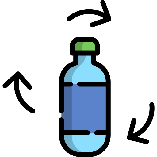 fles recyclen Special Lineal color icoon