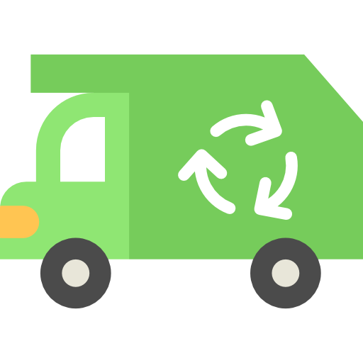 camion de recyclage Special Flat Icône