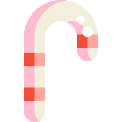 Candy cane Special Flat icon