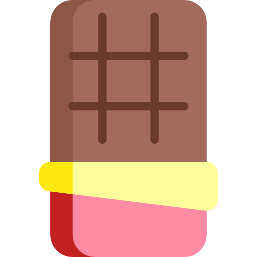 chocoladereep Special Flat icoon