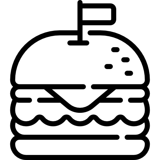 hamburguesa Special Lineal icono