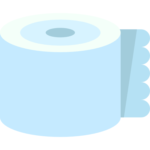 toiletpapier Special Flat icoon
