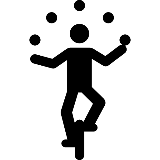 jongleur Pictograms Fill Icône