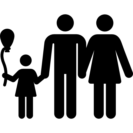 familie Pictograms Fill icoon