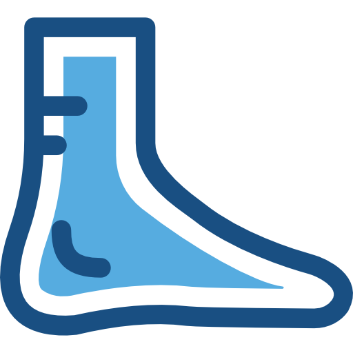 voet Prosymbols Duotone icoon